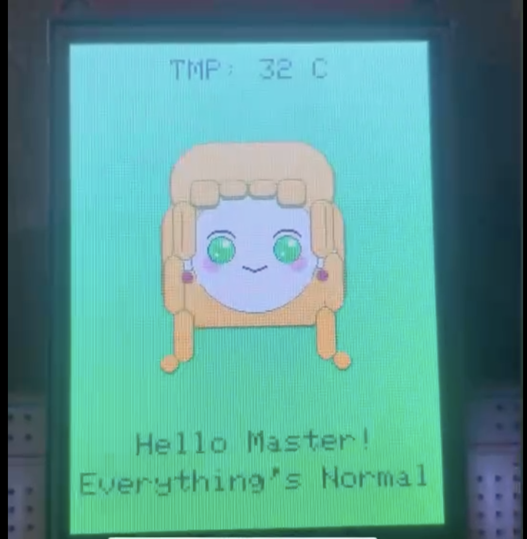 (CCG) Interactive Anime-Themed Temp & Pest Monitor